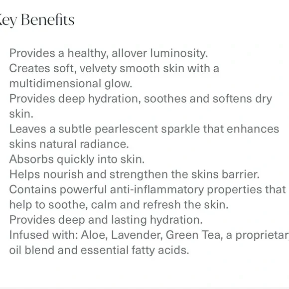 m-61 Perfect Shimmer Body Oil - Glow Finish (Gold) Full Size - New In Box - Picture 3 of 6